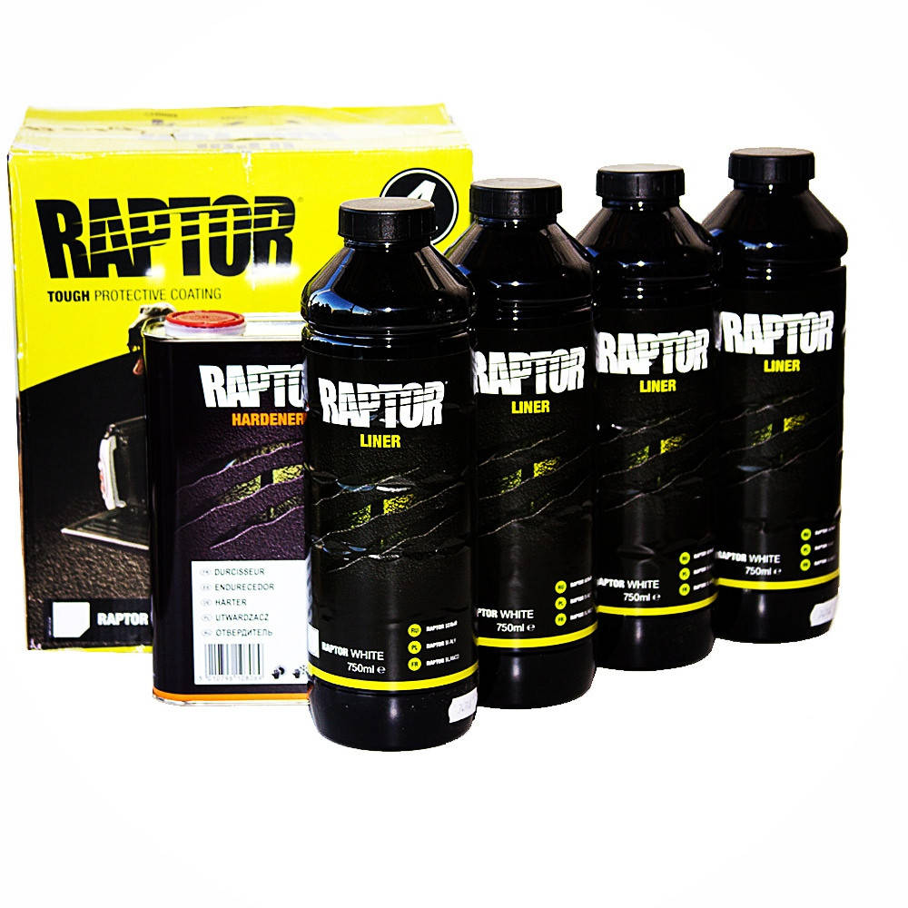 

Защитное покрытие Raptor U-POL Белый 4л