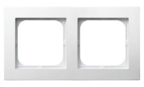 

Рамка двойная Ospel AS белая