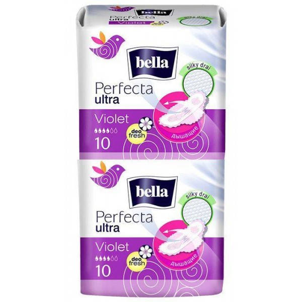 

Гигиенические прокладки Bella Perfecta Ultra Violet Deo Fresh 10+10 шт