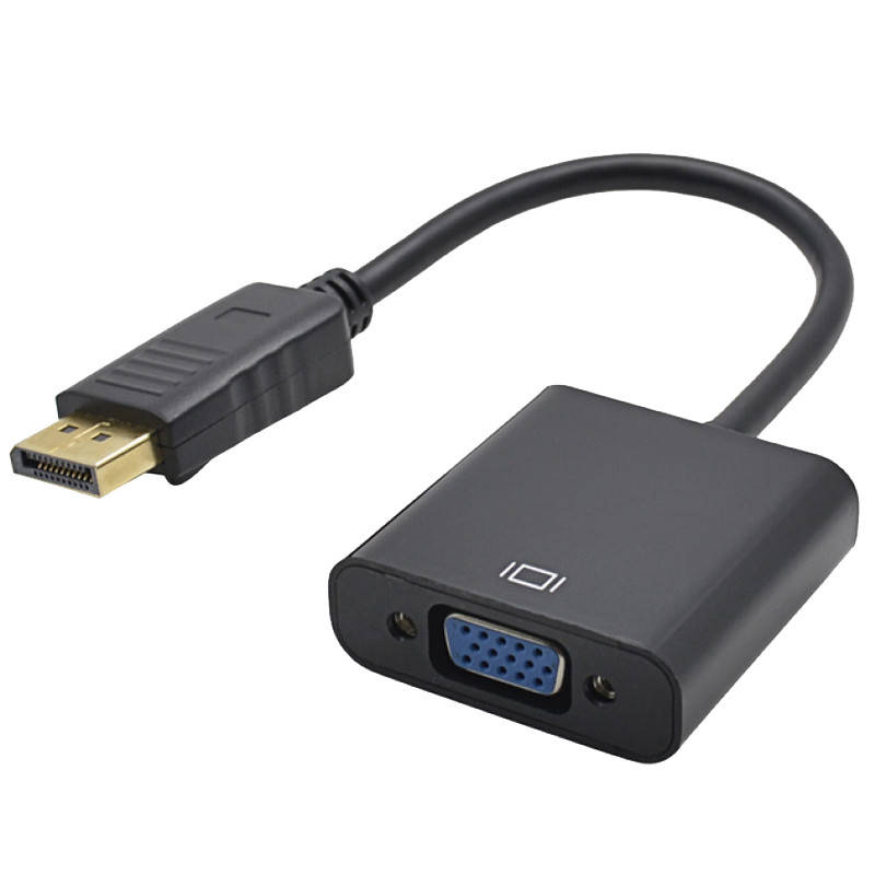 

Переходник U&P DisplayPort - VGA 0.2 м Black (WAZ-HD5-BK)