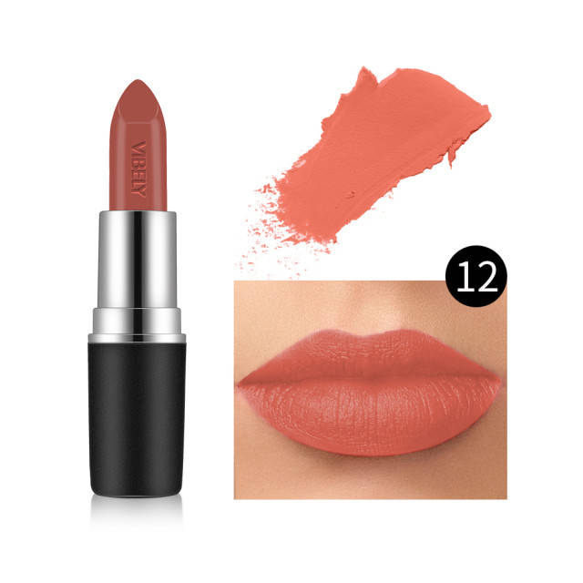

Матовая губная помада Vibely Velvet Matte Lipstick #12, 8г