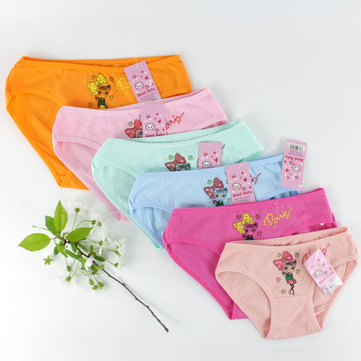 

Трусики для девочки детские Goodbaby из хлопка S, Без вибору кольору
