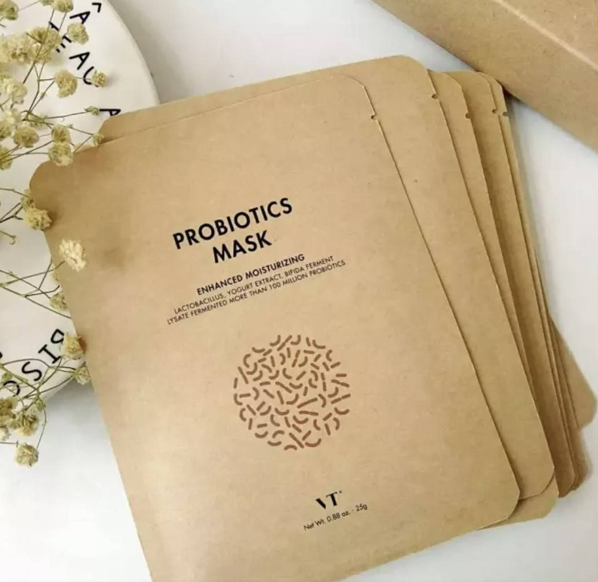 

VT PROBIOTICS MASK Enhanced Moisturizing восстанавливающая маска для лица с пробиотиком и лактобактериями
