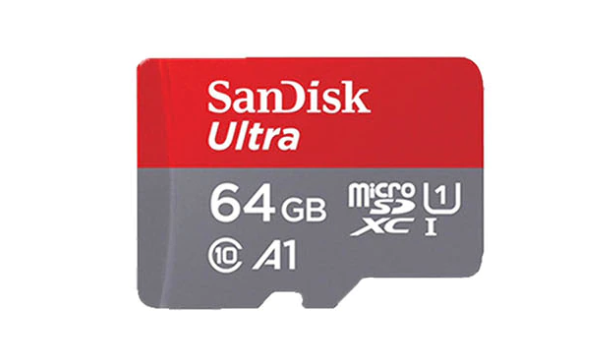 

Карта памяти Sandisk 64Gb Class 10 UHS-I Micro SD 120Mb/s