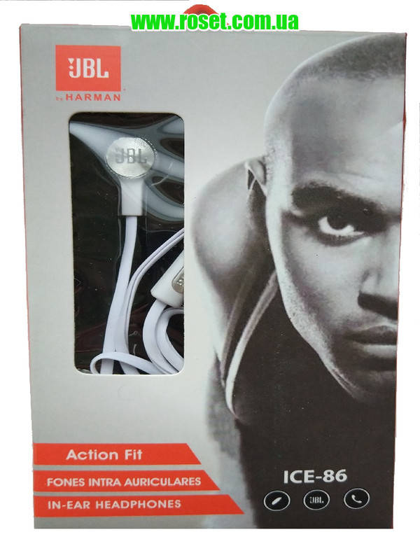 

Наушники-гарнитура JBL ICE-86, Белый