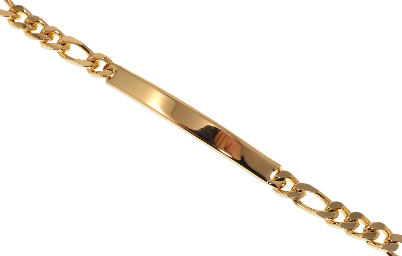 

Браслет Xuping Позолота 18K "Плетение Фигаро с вставкой" длина 20,5см х 6мм