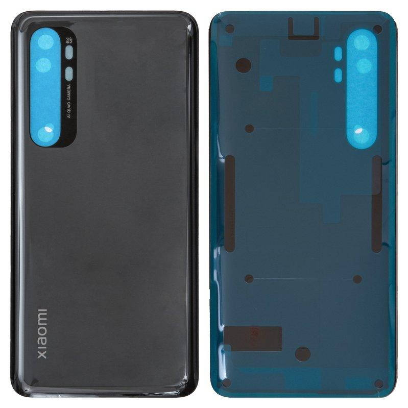 

Задня панель корпуса для Xiaomi Mi Note 10 Lite, чорна, M2002F4LG