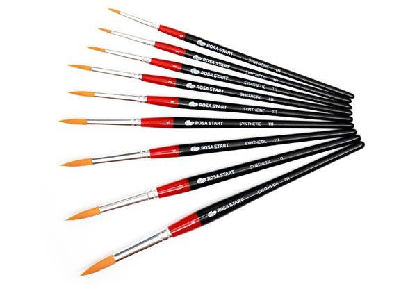 

Пензлик синтетика круглий 111, №2, коротка ручка ROSA START