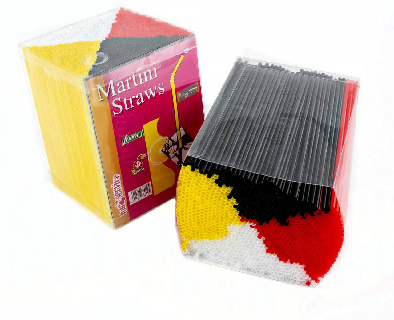 

Трубочка для коктейля круглая, ассорти 3 × 300 мм 1000 шт