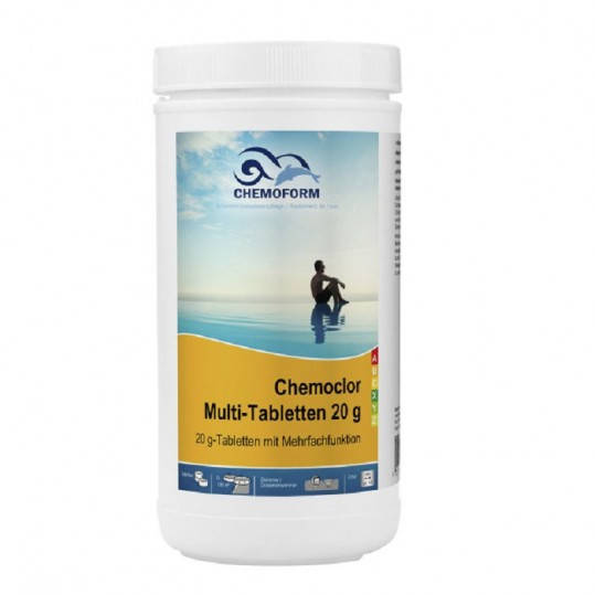 

Хлор длительного действия для бассейна Chemoform Multitab (таблетки 1 кг. по 20г)
