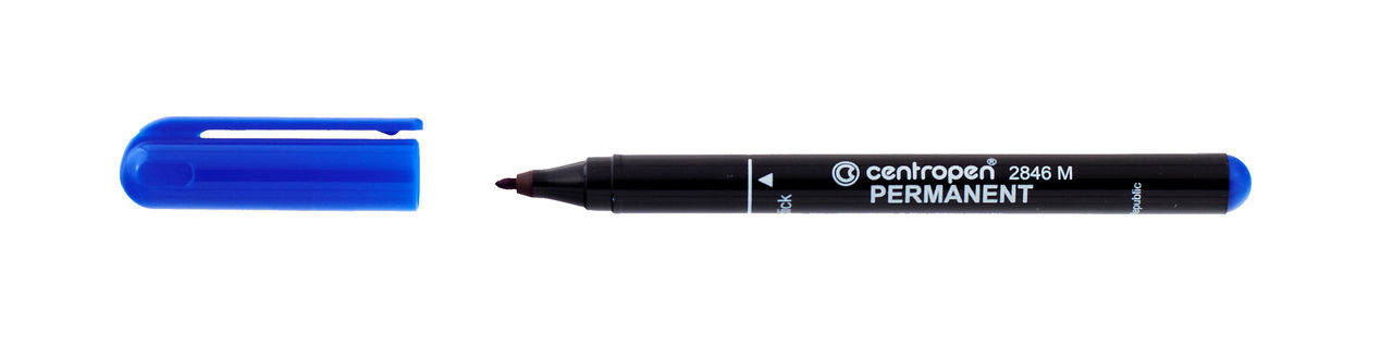 

Маркер синий перманентный Centropen