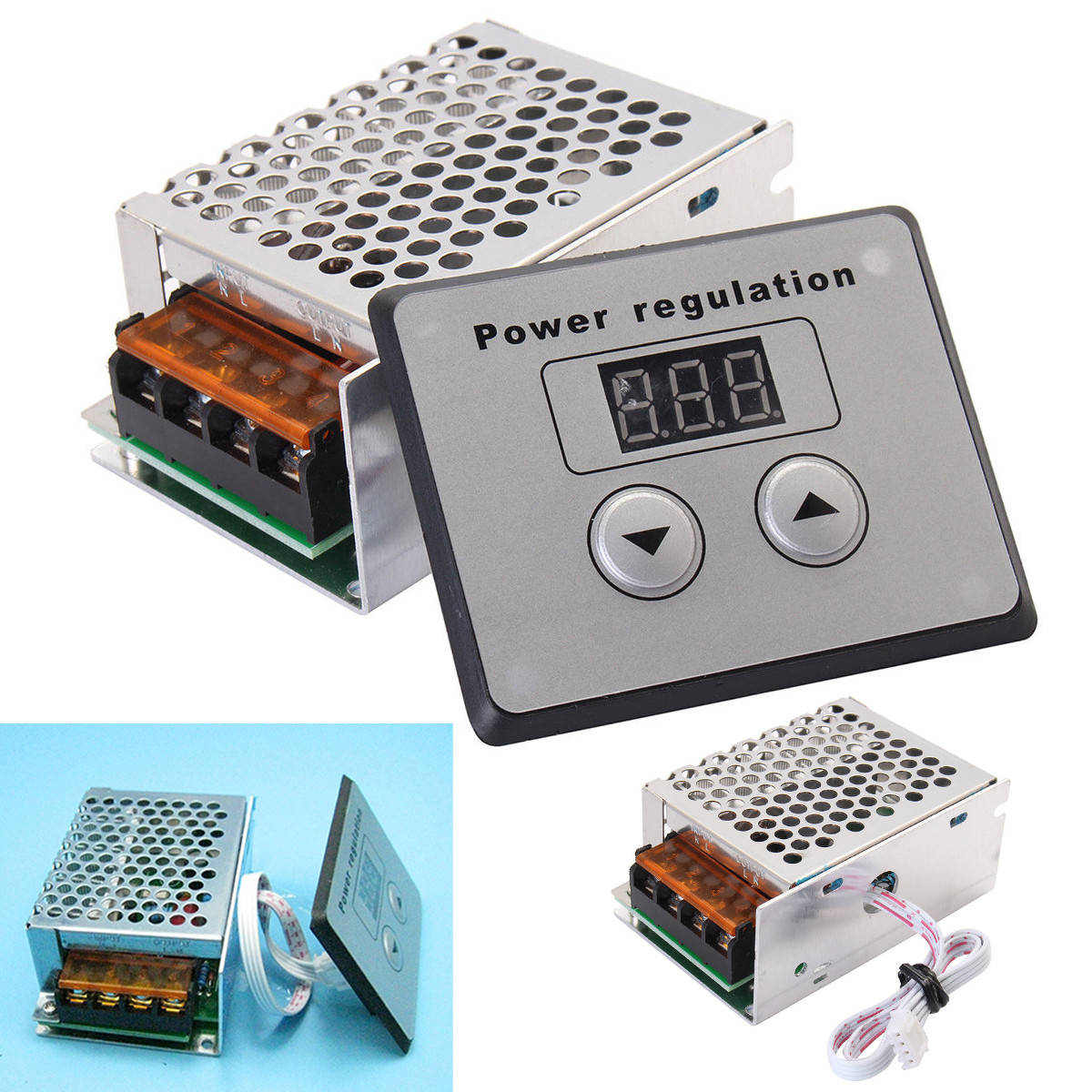 

Диммер с цифровым управлением, регулятор напряжения 4000W, AC 220V