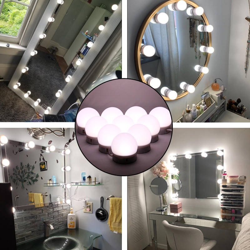 

LED подсветка лампы для зеркала DIY LED для Mirror Lighted Makeup 10шт.