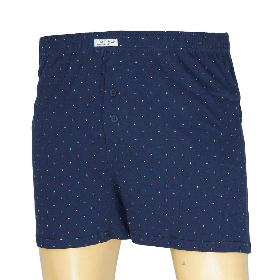 

Хлопковые мужские трусы-шорты Henderson 1449-K290, Темно-синий