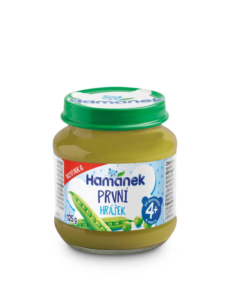 

Пюре з зеленого горошку "Перша ложка" Hamanek, 125г