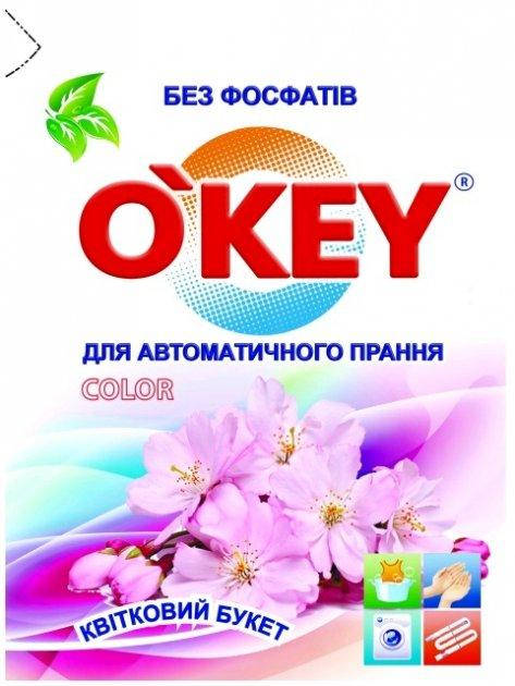 

Стиральный порошок O'KEY Цветочный букет автомат 400 грамм
