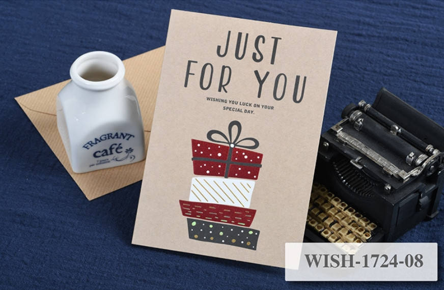 

Дизайнерская двойная открытка с тиснением 11,5х17 см