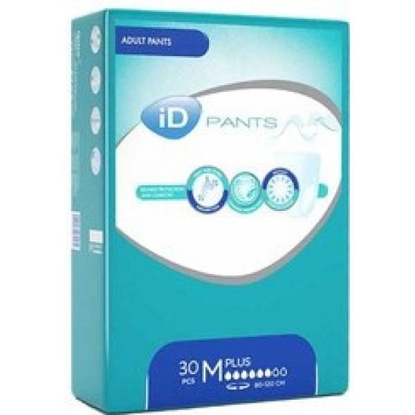 

Подгузники-трусики для взрослых iD Diapers-Pants for adults ³D Plus M, 30 шт
