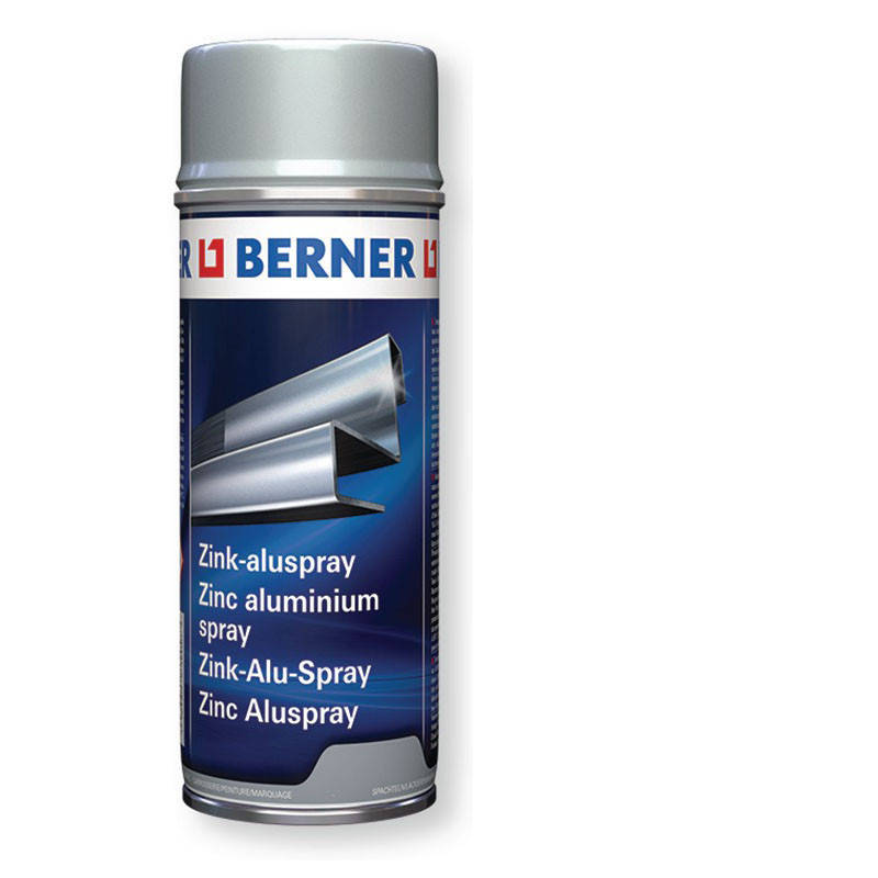 

Цинково Алюминиевый спрей Berner Германия 400 мл, Серый