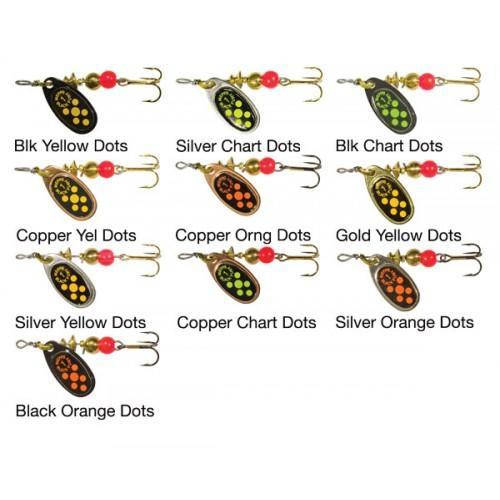 

Блесна Mepps Black Fury, Разные цвета