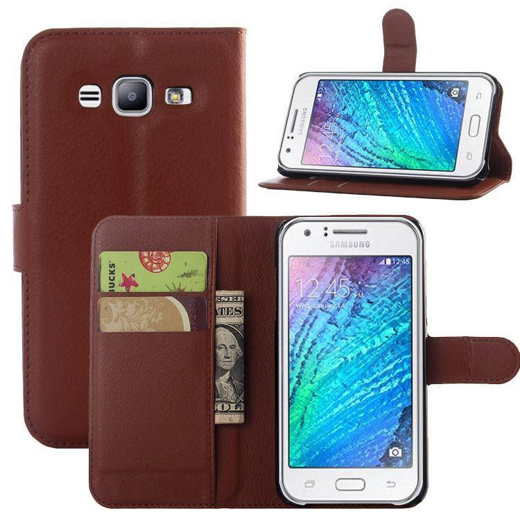 

Чехол IETP для Samsung Galaxy J7 Neo / J701 книжка кожа PU коричневый