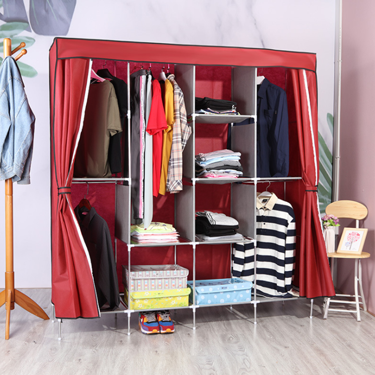 

Тканевый шкаф органайзер Storage Wardrobe на 4 секции складной шкаф 28165