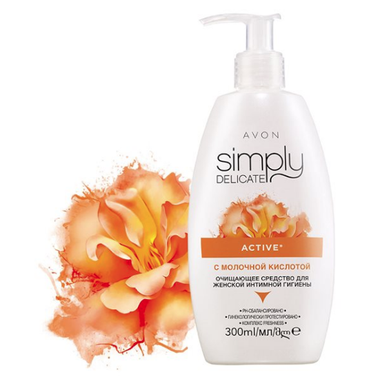 

Очищувальний засіб для жіночої інтимної гігієни з молочною кислотою «Active»