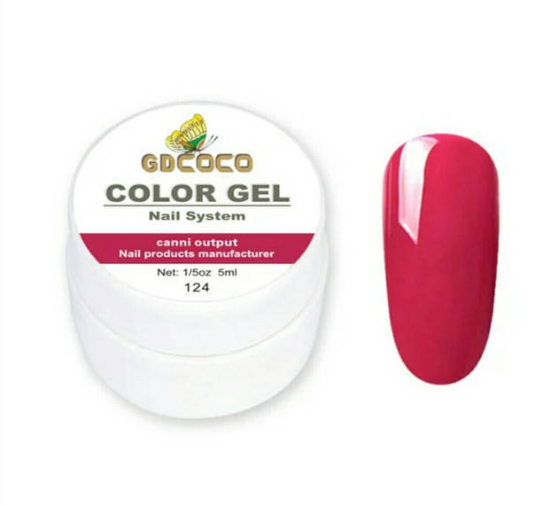 

Цветная гель краска № 124