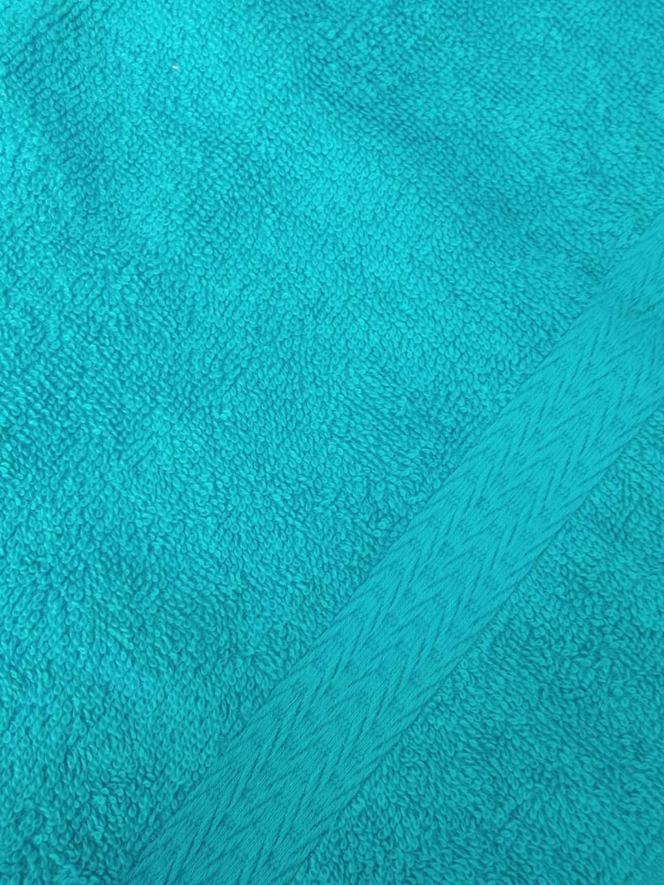 

Полотенце махровое бирюзовое 70*140, Бирюзовый