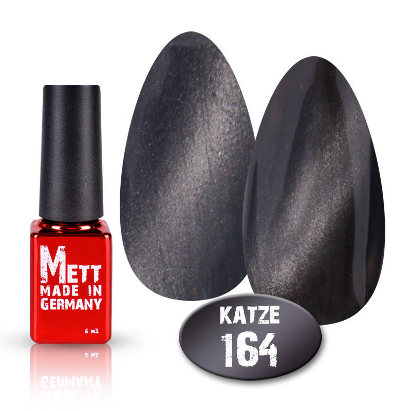 

Гель-лак Mett №164 katze, кошачий глаз графитовый 7 мл