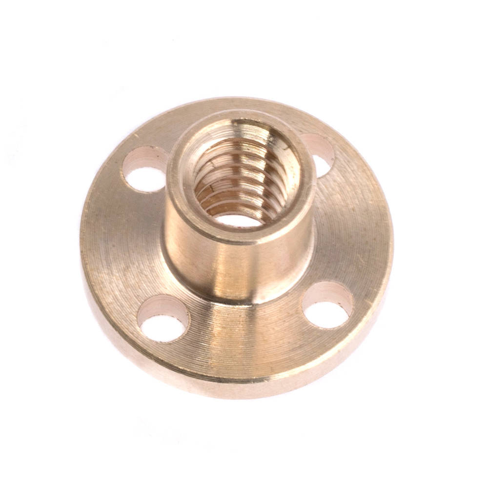 

Гайка T8, шаг 2мм, ход резьбы 2мм