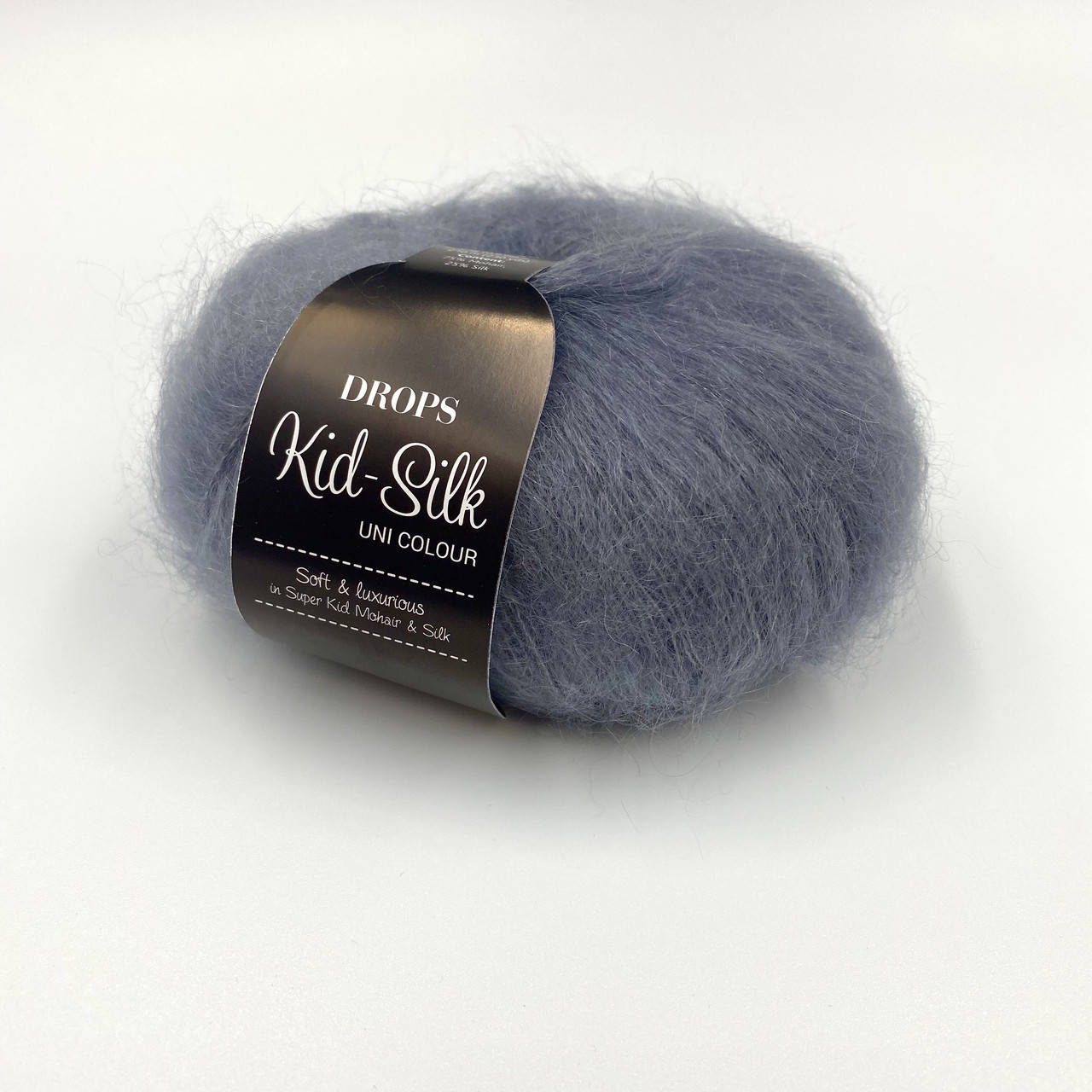 

Пряжа DROPS Kid-Silk - 10 - серый