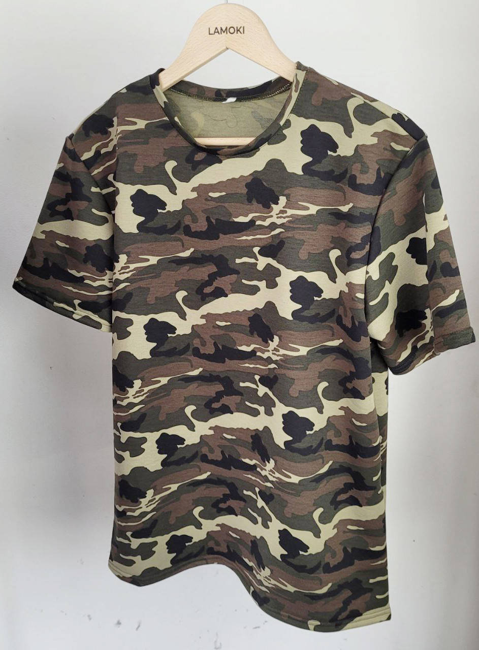 

Футболка мужская камуфляж военная тактическая 2х нить пинье. Разные размеры