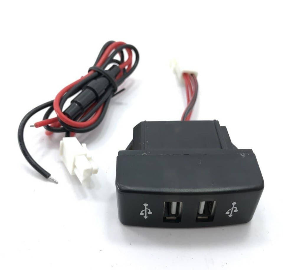 

2 USB. 12-24V. Встраиваемая usb зарядка в авто, юсв гнездо, разъема, в автомобиль