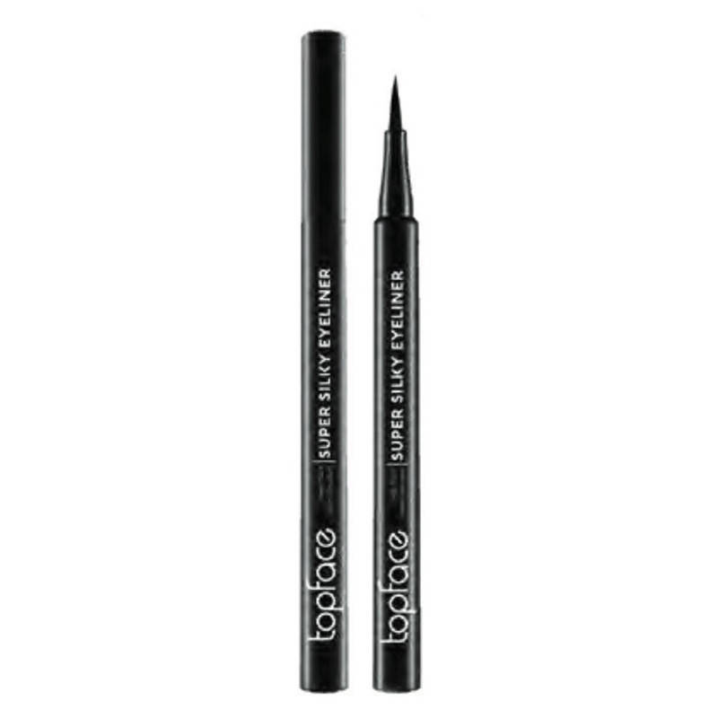 

TopFace Подводка-маркер водостойкая Super Silky Eyeliner PT615, Черный