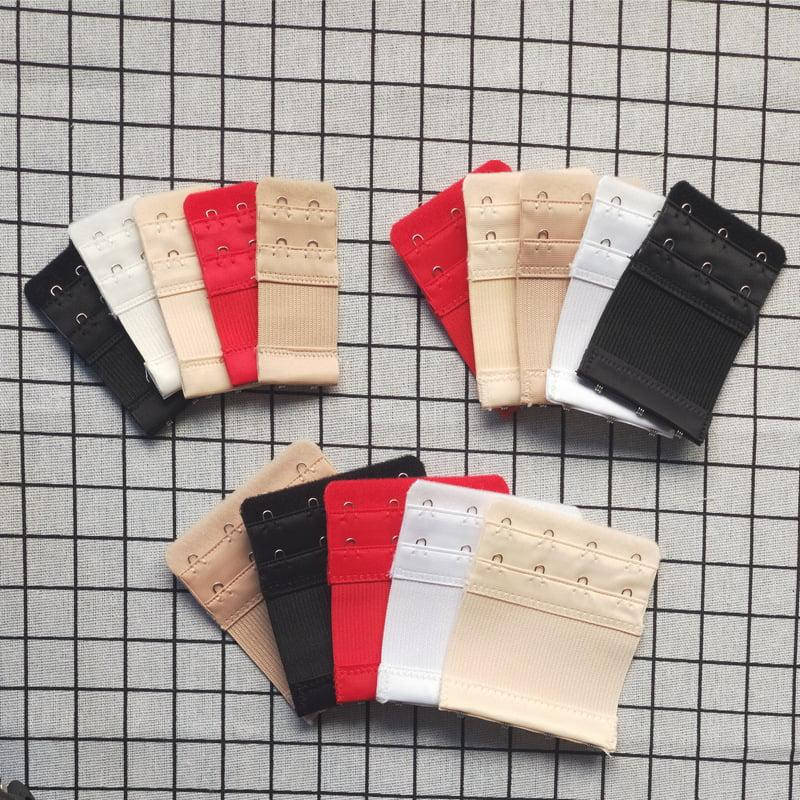 

Удлинитель для бюстгальтера на 3 крючка 2 ряда, с резинкой Черный