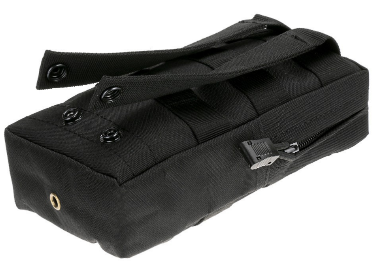 

Подсумок / сумка тактическая на рюкзак / пояс MOLLE / МОЛЛИ (20 х 11 см) ЧЕРНЫЙ