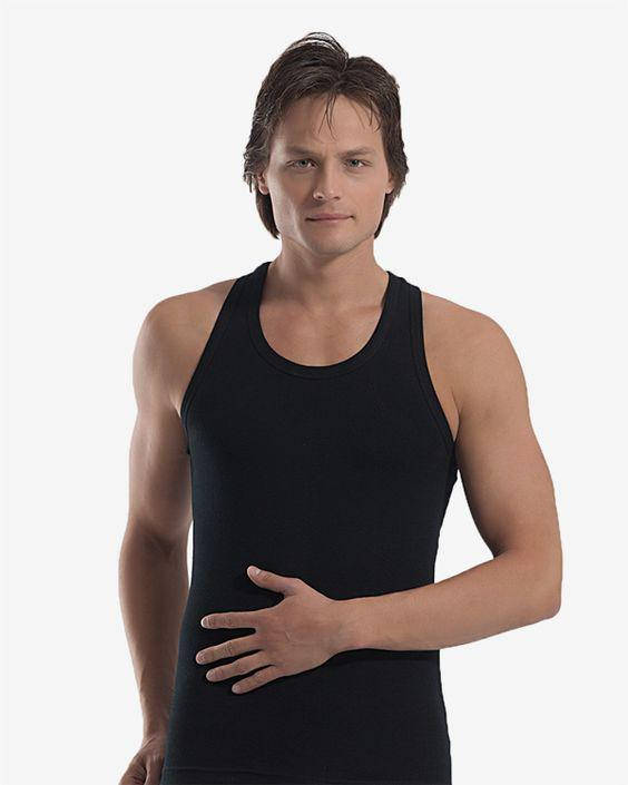 

Майка мужская спортивная черная 2XL