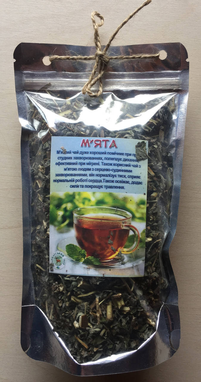 

Натуральный чай из мяты.