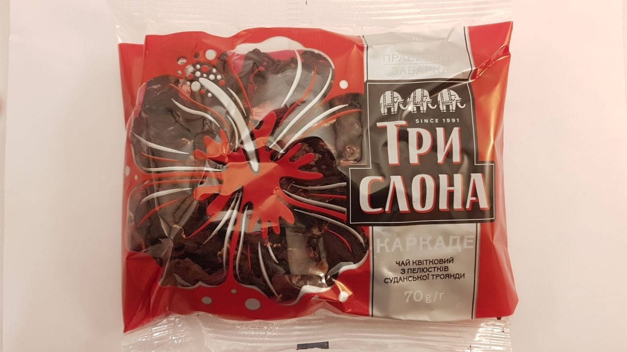 

Чай цветочный с лепестками суданской розы Три слона каркаде 70 г в м/у