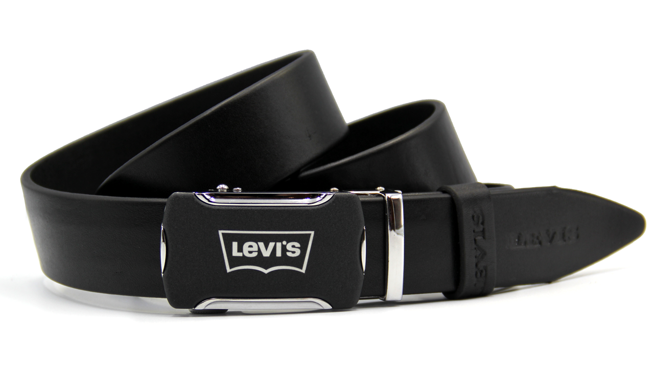 

Ремень мужской LEVIS итальянская кожа люкс качество, Черный