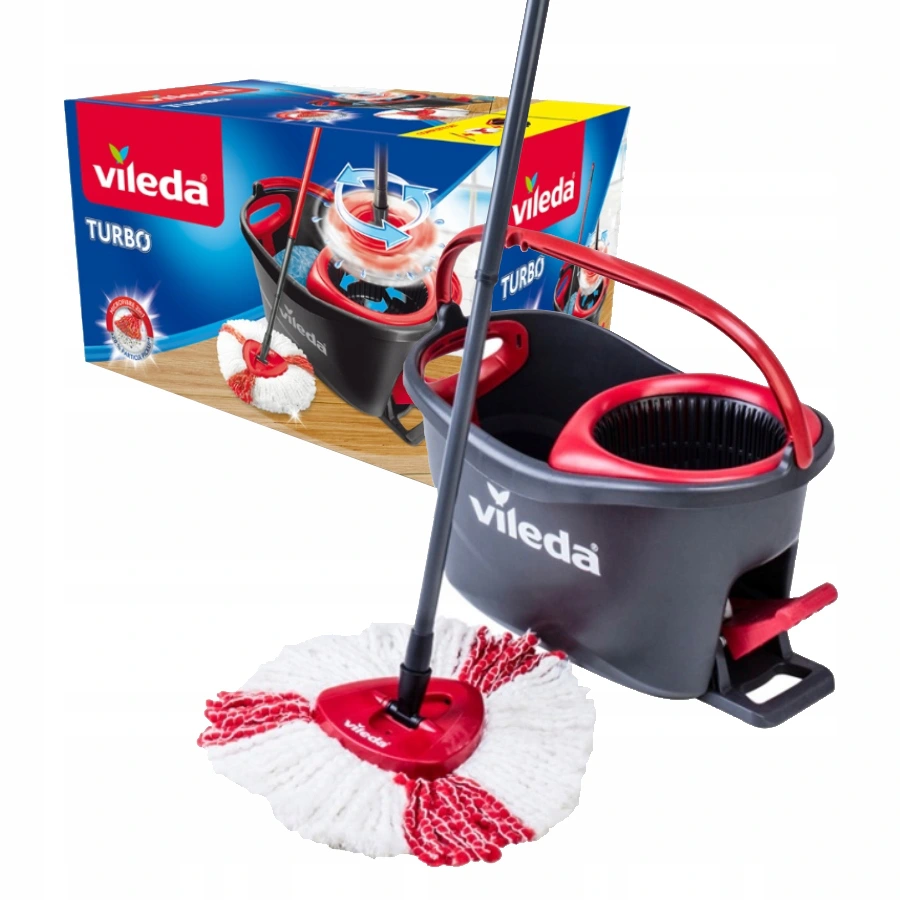 

Vileda Набор для уборки Easy Wring and Clean Turbo, Красный