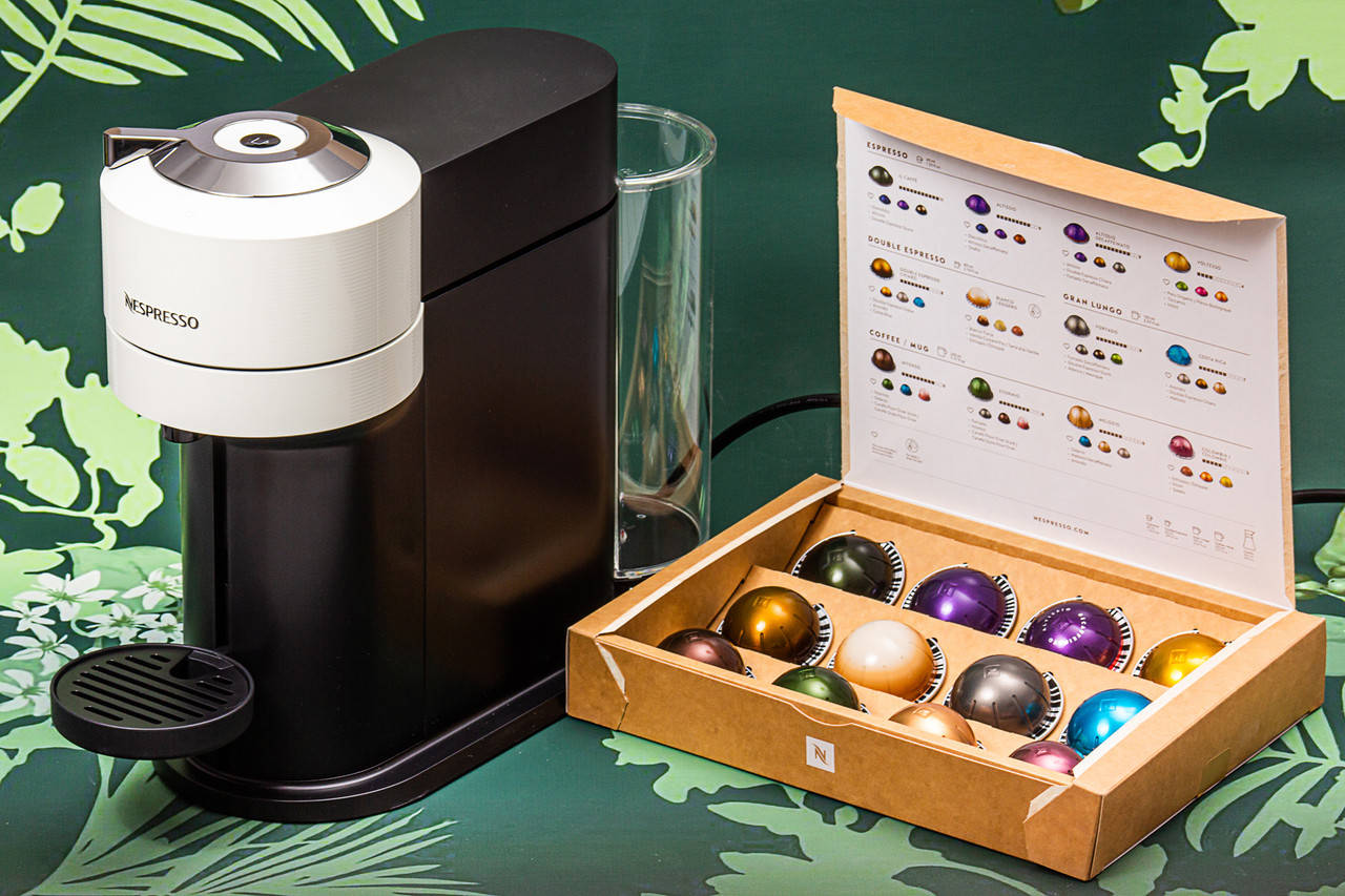 

Капсульная кофемашина DeLonghi ENV120.W Nespresso Vertuo Next Белая