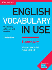 

Учебник English Vocabulary in Use 3rd Edition Elementary + key