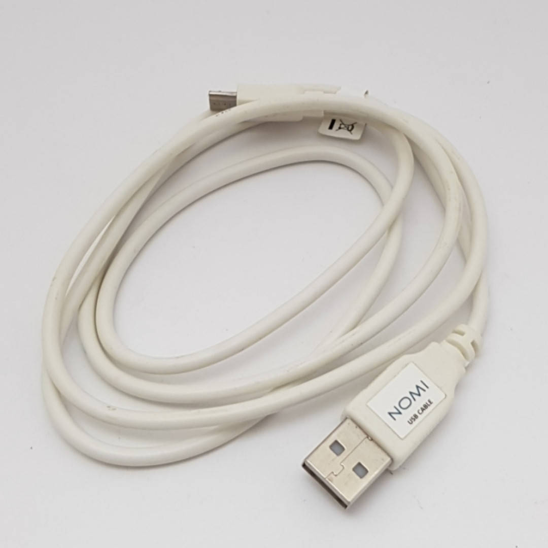 

Кабель micro-usb Nomi белый Сервисный оригинал с разборки