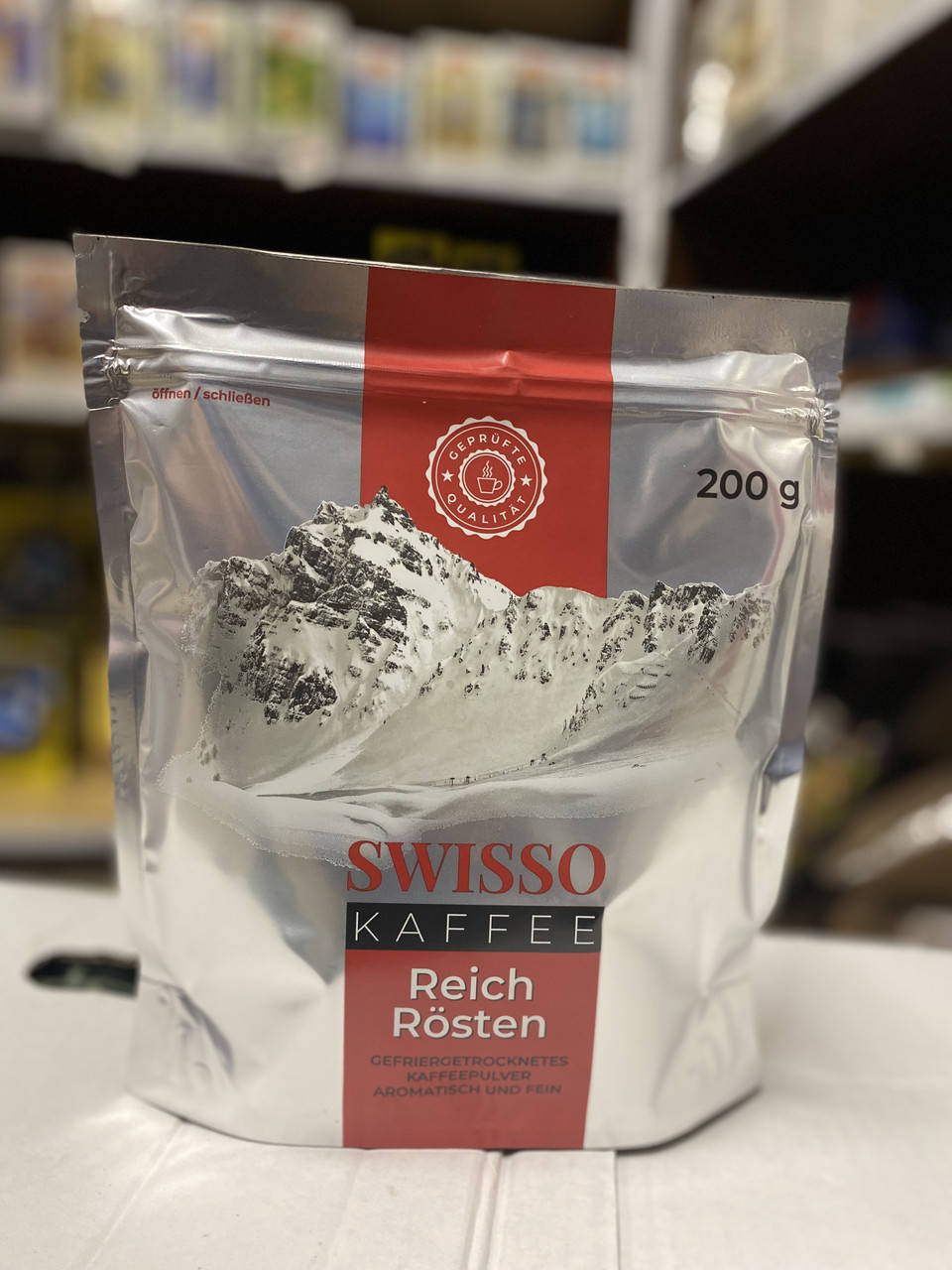 

Кава розчинна Swisso 200 пакет