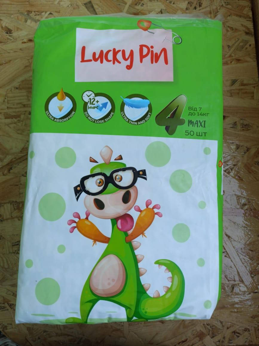

Подгузники LuckyPin размер 4, 7-14 кг, 50 шт