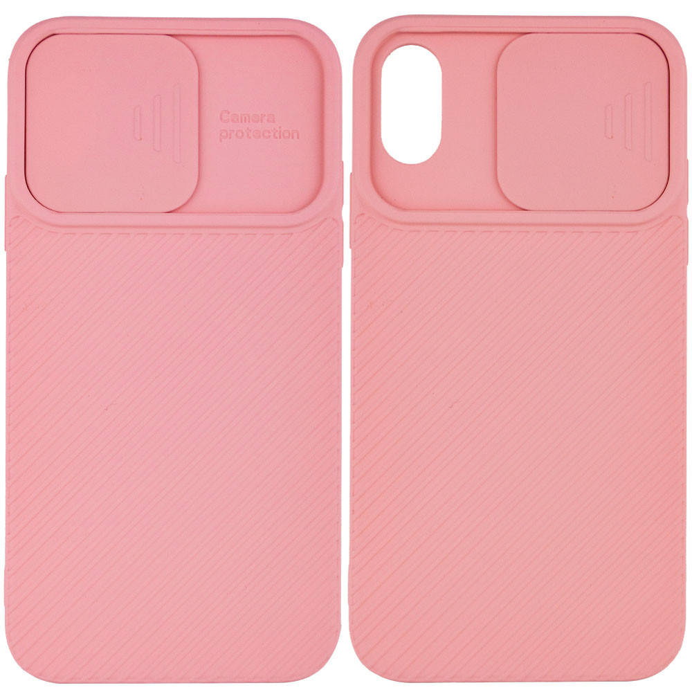 

Чехол со шторкой на камеру для Apple iPhone XS Max (6.5") (Rose Gold)