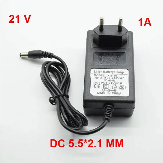 

Блок питания 21V для зарядки устройства 5s