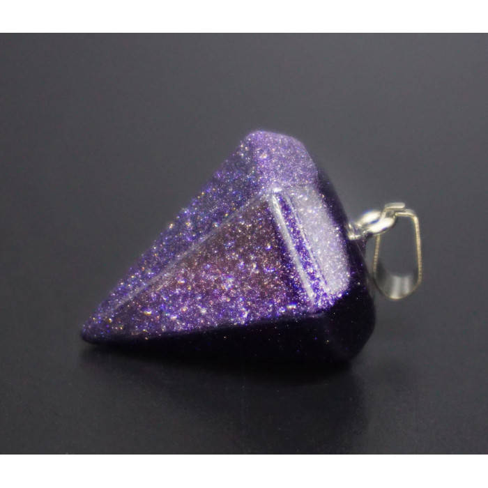

Кулон "Пирамидка" Синий авантюрин